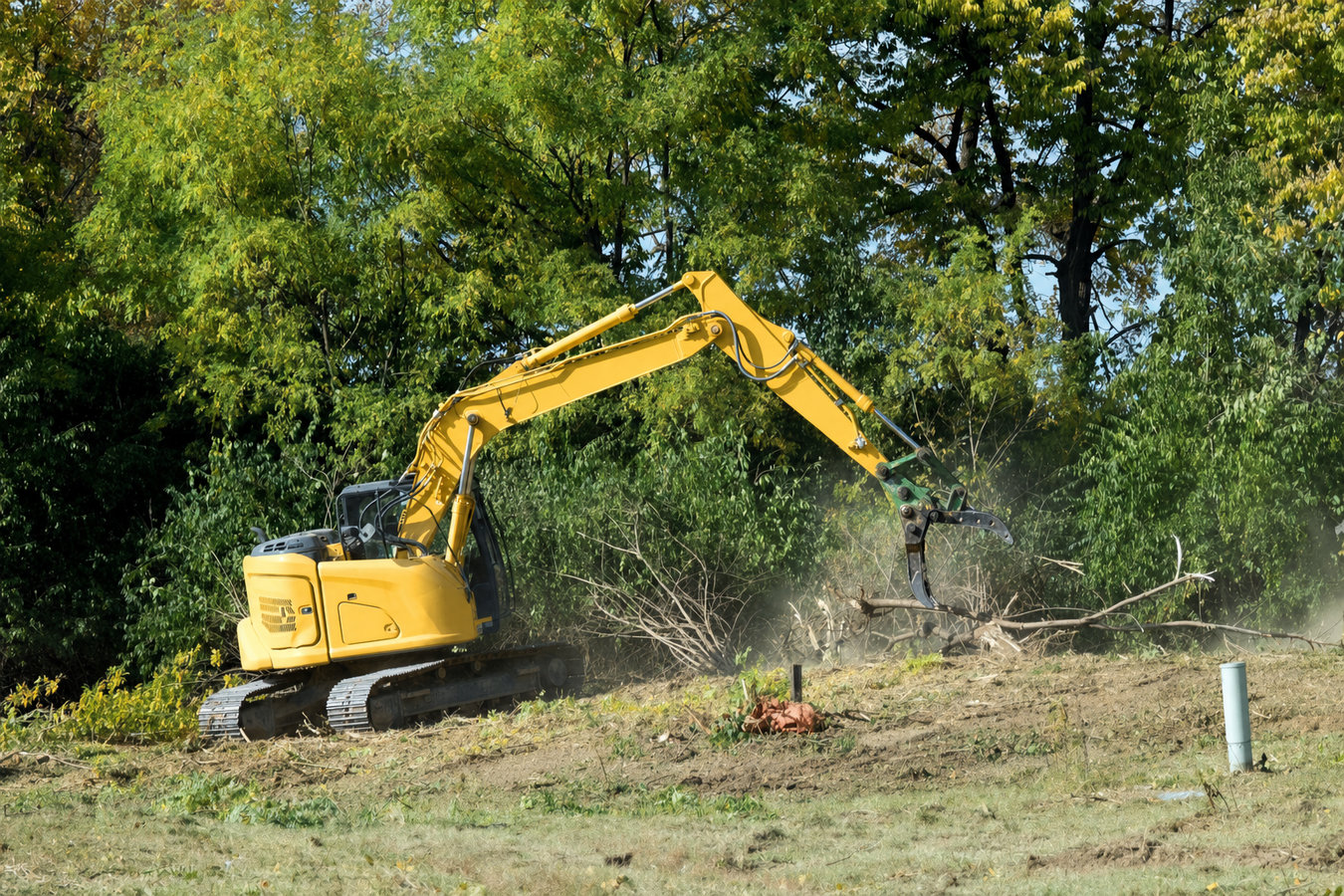 Land clearing in Compton, CA
